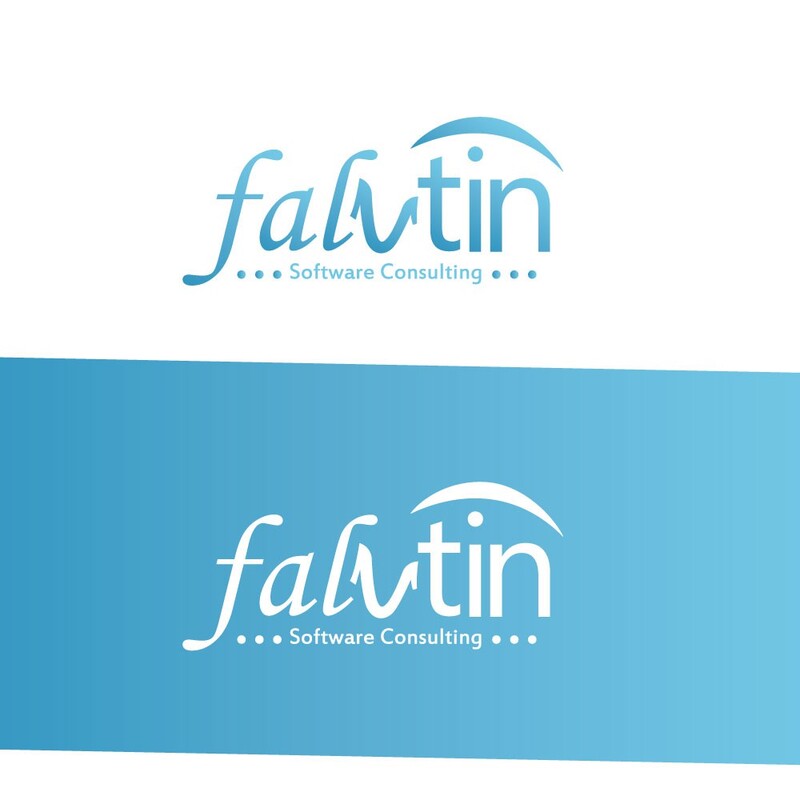 falvtin Software consulting logo designistaeg