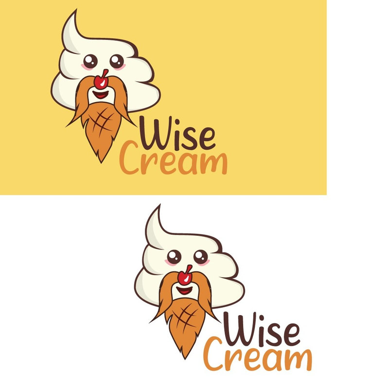 Wise cream logo designistaeg